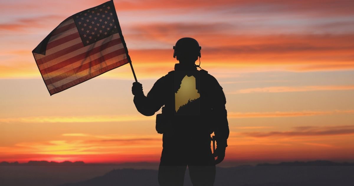 Website sample visual for maine veterans site